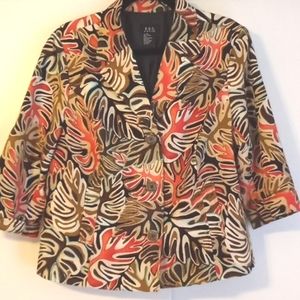 FINAL PRICE.......RQT Petites Colorful Fall Blazer in Size PL